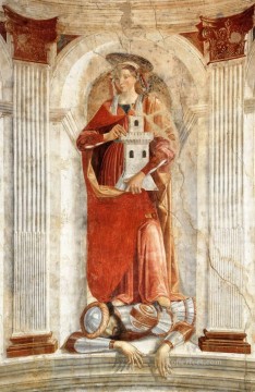 Domenico Ghirlandaio Painting - St Barbara Renaissance Florence Domenico Ghirlandaio